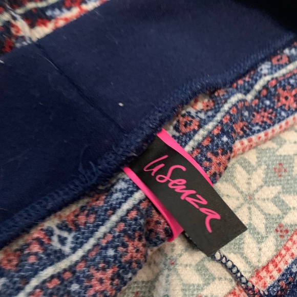 La Senza Fair Isle Thermal Pajama Set - Size M - Picture 2 of 12